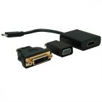   USB 3.1 - Multiport adapter 1xHDMI, 1xDVI, 1xVGA VALUE (12.99.3229)