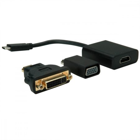 USB 3.1 - Multiport adapter 1xHDMI, 1xDVI, 1xVGA VALUE (12.99.3229)