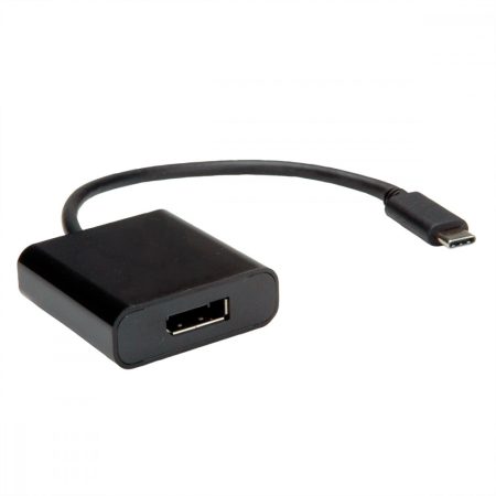 USB 3.1 - DisplayPort F adapter kábel 20 cm 4K2K@60Hz fekete VALUE (12.99.3220)