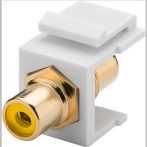 Keystone betét RCA sárga GOOBAY (79672)