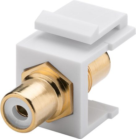 Keystone betét RCA fehér GOOBAY (79676)