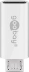   USB 3.1 Female - USB 2.0 micro B Male adapter, fehér GOOBAY (55550)