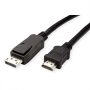   DisplayPort kábel DP M-HDMI M 1,5m 1920x1080 60 Hz VALUE (11.99.5779)