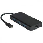   USB 3.1 to Gigabit Ethernet Converter + 3 portos HUB 3.0 VALUE (12.99.1109)