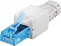   RJ45 dugó 8P8C/db (UTP) CAT.6A fali/lengő szerszám nélküli GOOBAY (59227)