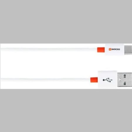 USB 3.1 kábel C/M - A/M 2.0 adat és töltő kábel 1m, fehér SKROSS (72660)