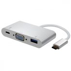   USB 3.1 - Multiport adapter 1xVGA F; 1x USB3.0; 1xUSB 3.1 PD  ROLINE(12.03.3202)