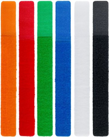 Kábelkötegelő tépőzáras, 17cm, 6db/csomag GOOBAY (70350)