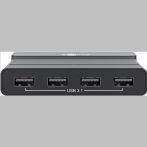   USB 3.1 HUB 4 x USB 3.0/A + 1xUSB-C port , fekete, 50 cm kábel GOOBAY (66456)