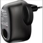   Hálózati szivargyújtó adapter 100Vto240V AC into 12V DC, max.12W GOOBAY (54789)