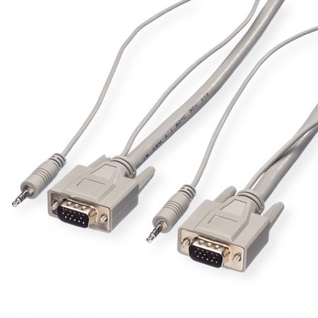 VGA+ Audio kábel M/M 3m ROLINE (11.04.5153)