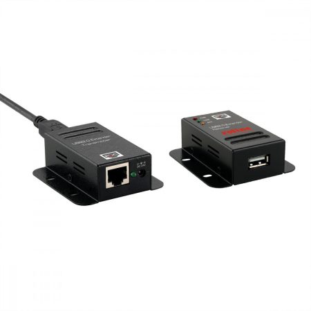 USB 2.0 Extender RJ-45 kábelen, PoC, 1xUSB kimenet, max. 50m ROLINE (12.04.1102)