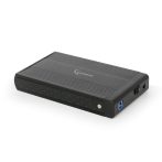   GEMBIRD USB 3.0 külső alumínium ház 3,5" SATA fekete GEMBIRD (EE3-U3S-3) EE3-U3S-3