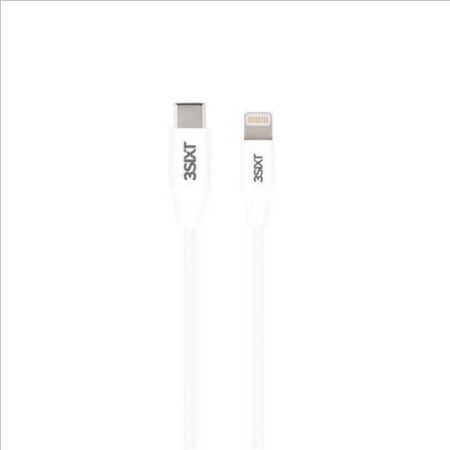 Apple Lightning 8 pin USB C 3.1 gyorstöltő kábel 1m fehér 3S-1378 3SIXT (40831)