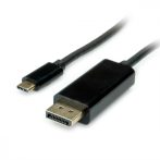   USB 3.1 adapter C/M  - DisplayP M kábel 2m 4K2K@60 Hz, fekete VALUE (11.99.5846)