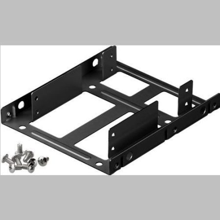 Winchester beépítő keret max. 2x2,5" HDD ->1x 3,5" helyre fekete GOOBAY (73212)