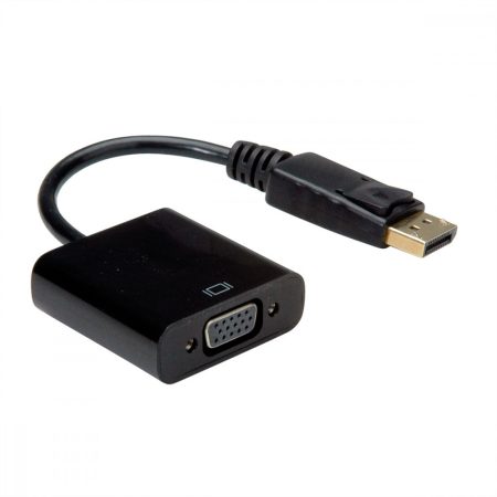 Displayport adapter M -> VGA F kábel 15 cm P. VALUE (12.99.3136)