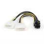   GEMBIRD Y tápkábel 2 x 5,25" MOLEX M --> 6 pin PCI Express átalakító GEMBIRD (CC-PSU-6) CC-PSU-6