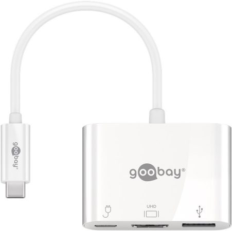 USB 3.1 - Multiport adapter 1xHDMI, 1xUSB3.1, 1xUSB3.0, GOOBAY (62104)