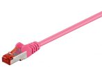  S/FTP patch kábel 3 m CAT.6, PIMF, LSOH, rózsaszín GOOBAY (93439)