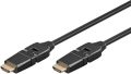   HDMI kábel HDMI M-HDMI M 1m 2x360° Ethernet 4K2K@30Hz GOOBAY (31913)