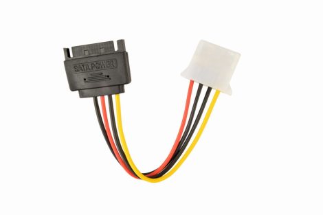 GEMBIRD SATA tápkábel átalakító SATA -> 1 x 4 pin MOLEX Female GEMBIRD (CC-SATA-PS-M) CC-SATA-PS-M