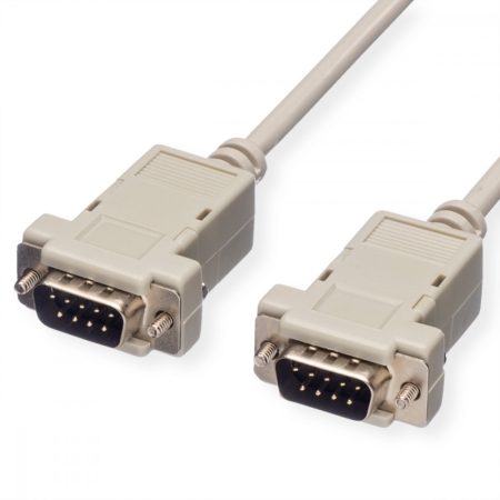 RS-232 soros kábel 1,8m DB9/M-DB9/M 1:1 bekötés, szerelt VALUE (11.99.6018)