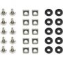   GEMBIRD 19'' rack mounting set (bolt, nut, washer), 10 db set 19A-FSET-01