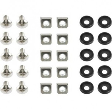 GEMBIRD 19'' rack mounting set (bolt, nut, washer), 10 db set 19A-FSET-01