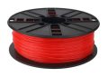   GEMBIRD 3DP-ABS1.75-01-FR ABS Filament  Fluorescent Red, 1.75 mm, 1 kg