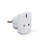   GEMBIRD A-AC-UKEU-001 AC power adapter, UK socket to EU Schuko plug, 7.5 A