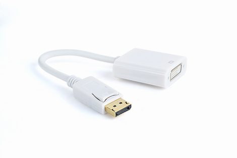 GEMBIRD A-DPM-DVIF-002-W DisplayPort to DVI adapter cable, white