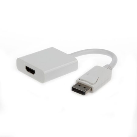 GEMBIRD DisplayPort to HDMI adapter kábel, fehér A-DPM-HDMIF-002-W