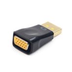 GEMBIRD DisplayPort to VGA adapter, fekete A-DPM-VGAF-01