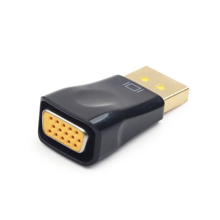 GEMBIRD DisplayPort to VGA adapter, fekete A-DPM-VGAF-01