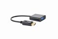   GEMBIRD DisplayPort to VGA adapter kábel, fekete A-DPM-VGAF-02