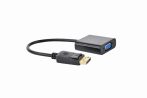   GEMBIRD DisplayPort to VGA adapter kábel, fekete A-DPM-VGAF-02