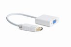   GEMBIRD A-DPM-VGAF-02-W DisplayPort to VGA adapter cable, white