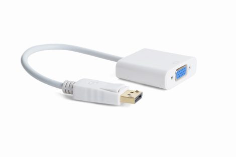 GEMBIRD DisplayPort to VGA adapter kábel, fehér A-DPM-VGAF-02-W