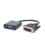 GEMBIRD DVI-D to VGA adapter kábel, fekete A-DVID-VGAF-01