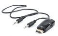   GEMBIRD A-HDMI-VGA-02 HDMI to VGA and audio adapter, single port, black