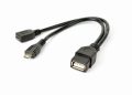   GEMBIRD A-OTG-AFBM-04 USB OTG AF + Micro BF  to Micro BM cable, 0.15 m