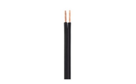 GEMBIRD OFC 2-core kábel, 0.41 mm2, fekete/fekete-fehér, 100 m CC-2C-OFC4-01