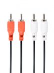GEMBIRD RCA sztereo audio kábel, 1.8 m CCA-2R2R-6