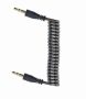 GEMBIRD CCA-405-6 3.5 mm stereo spiral audio cable, 1.8 m