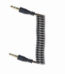 GEMBIRD 3.5 mm sztereo spiral audio kábel, 1.8 m CCA-405-6