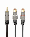   GEMBIRD CCAP-RCAM2F-0.2M Premium RCA (M) to 2x RCA (F) splitter cable, 0.2 m