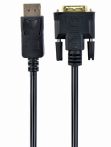   GEMBIRD DisplayPort to DVI adapter kábel, 1 m CC-DPM-DVIM-1M
