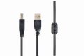   GEMBIRD CCF-USB2-AMBM-10 Premium quality USB A-plug to B-plug cable, 10 ft