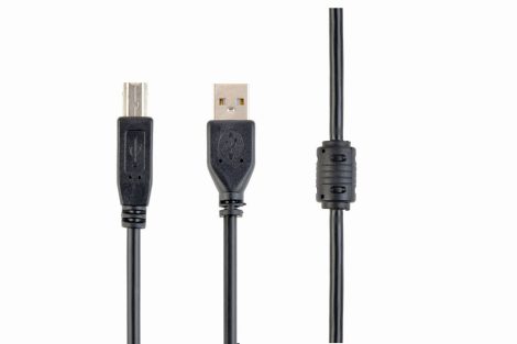 GEMBIRD CCF-USB2-AMBM-10 Premium quality USB A-plug to B-plug cable, 10 ft